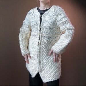 Cozy Cream Knit Cardigan